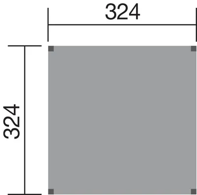 Produktbild von weka Terrasse mit Überdachung 235 (Gartenoase)