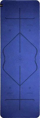 Obrázok produktu pre SUPERLETIC profesionálna podložka na jogu z TPE, protišmyková, antialergická, netoxická, 100 % biologicky odbúrateľná, 183 x 61 cm, hrúbka 5 mm, s popruhom na prenášanie