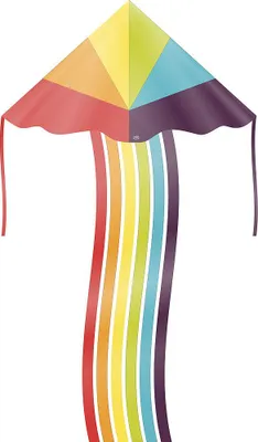 Produktbild von Vilac Drachen Regenbogen - bunter Canvas-Drachen für Kinder