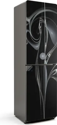 Zdjęcie produktu dla Abstrakcyjny wzór fali - Magnetyczna osłona lodówki - Folia dekoracyjna magnetyczna do kuchni - Magnes na lodówkę deco - Samoprzylepna tablica magnetyczna - Folia magnetyczna na drzwi lodówki - 60x205 cm