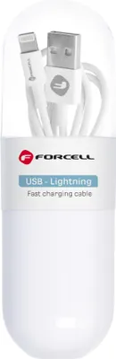 Produktbild von Forcell USB-C zu USB-C Kabel 48W 1m Schwarz