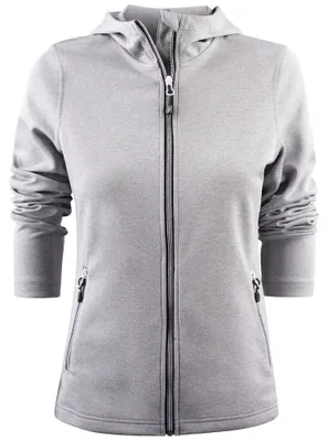 Immagine prodotto di Giacca in pile "Layback" rossa per donna, taglia 3XL, colore grigio melange