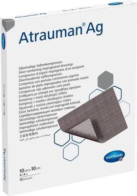 Produktbild von ATRAUMAN Ag 10x10 cm steril Kompressen