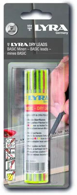Produktbild von PICARD 12 x Ersatzminen Set für Dry Tieflochmarker Schwarz, Rot und Gelb Nr. 71665