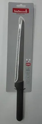Produktbild von Barbecook Olivia Brotmesser aus Edelstahl schwarz 39,5 cm