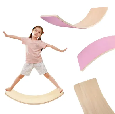 Image de Planche d'équilibre Balance Lama - rose