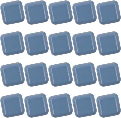 Obrázek produktu pro Teflonové kluzáky na nábytek – samolepicí – balení po 20 kusech – 25 × 25 mm