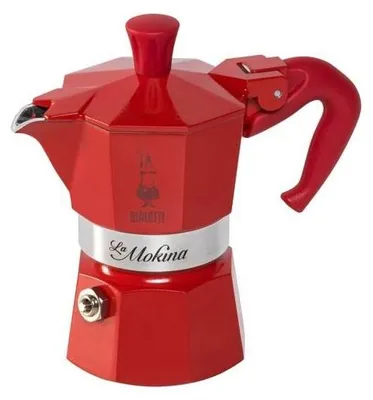 Immagine prodotto di Bialetti La MOKINA rosso Winter Wonderland