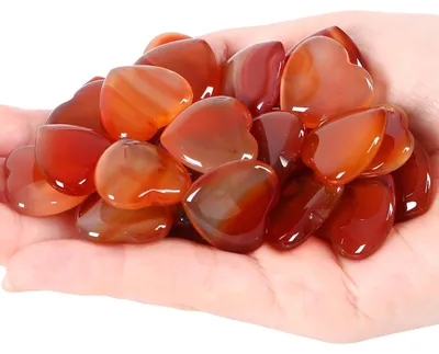 Obrázek produktu pro Krystaly Herkulesových kamení, karneol, léčivé kameny, 20 kusů, vhodné pro meditaci a dekoraci