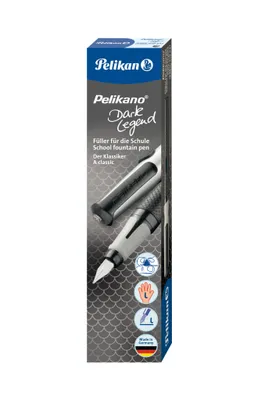 Produktbild von Pelikan Pelikano P481L, Schwarz, Kartuschenfüllsystem, Fettdruck, Linkshändig, Box, 1 Stück(e)