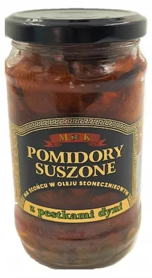 Obrázek produktu pro Sušené rajčata v slunečnicovém oleji s dýňovými semínky 280 g