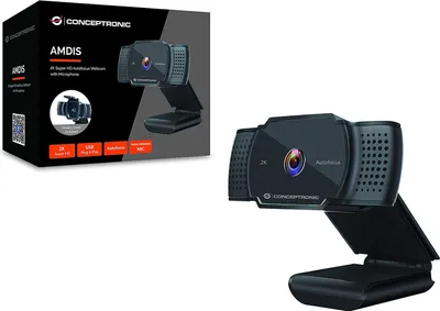 Produktbild von Conceptronic AMDIS02B 2K-Super-HD Webcam