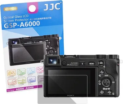 Produktbild von Hochwertiger Displayschutz Screen Protector aus gehärtetem Echtglas, kompatibel für Sony A6600 A6400 A6300 A6100 A6000 A5000