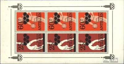 Produktbild von Briefmarken Niederländische Antillen 1980 Mi Block14 (kompl.Ausg.) postfrisch Sommerspiele