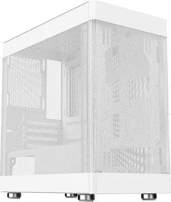 Immagine prodotto di itek PROMESH Mini Tower Bianco Case PC micro ATX Mini-ITX Airflow Ottimizzato