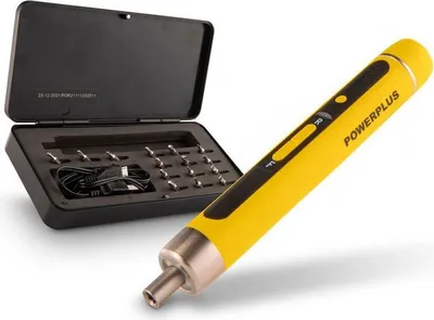 Immagine prodotto di POWERPLUS POWX00416 - Cacciavite di precisione a batteria 4V e accessori.