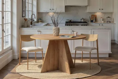 Immagine prodotto di Skye Decor, Virella - Rovere Zaffiro, Tavolo da pranzo, Rovere Zaffiro, piano in melamina 100 %, 120 x 120 x 75 cm