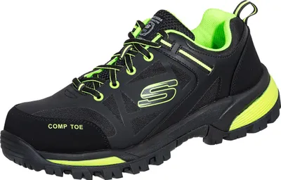 Image de Chaussures de travail Skechers pour hommes GATLON - STRIGAX H 200188EC BKLM Noir/Vert, pointure : 46 EU