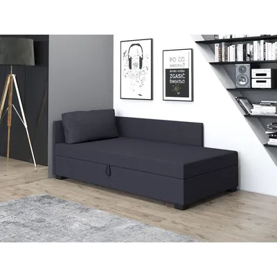 Obrázek produktu pro Čalouněná jednolůžková postel 100x195 SARAH PLUS 2 - grafitová