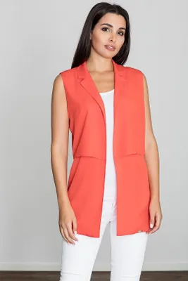 Imagen del producto de Figl Chaleco de mujer Lurvudd, color rojo, talla S