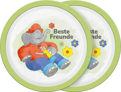 Obrázok produktu pre Tanier Benjamin Blümchen sada 2 ks 21,5 cm