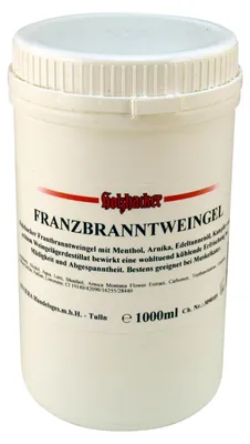 Immagine prodotto di Gel per muscoli con arnica e mentolo, gel alcolico 1000 ml