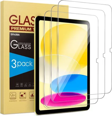 Produktbild von SPARIN iPad 10. Generation 2022 Panzerglas Schutzfolie 3 Stück