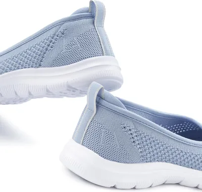 Produktbild von LASCANA Sneaker Ballerinas Halbschuh, Slip-On-Sneaker, hellblau Größe 42