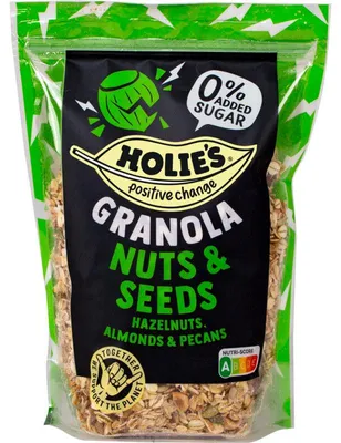 Produktbild von Holie Granola Nussmischung 350g – Knuspriges Müsli mit hochwertigen Nüssen