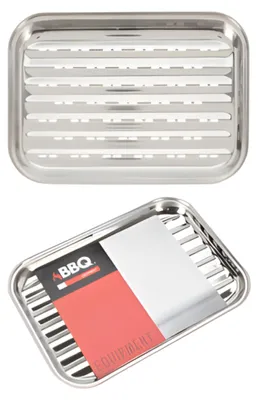 Produktbild von Grillschale 34,5x24cm aus Edelstahl