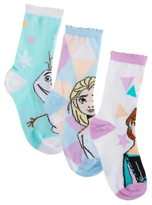 Produktbild von Disney Mädchen Frozen 3er-Pack Socken Kinder ELSA Multipack-Söckchen als Geschenk für Kinder
