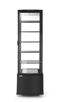Produktbild von HENDI Kühlvitrine schwarz 280 l Anti-Beschlag 1913 mm h