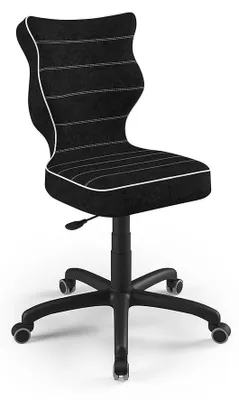 Zdjęcie produktu dla Krzesło Wzrostowe Dla Dzieci I Młodzieży, Ergonomiczne Krzesło Do Biurka, Dla Osób O Wzroście 159-188 Cm, Petit Schwarz Visto 01