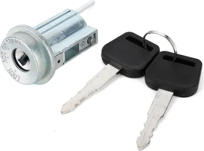 Immagine prodotto di Set di interruttori di accensione, chiave di sicurezza, metallo per Toyota Tacoma 1995-2004, 4Runner 1996-2002/1989-1995 Hilux RN80/RN85/YN85 1989-1995