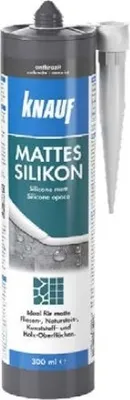 Produktbild von Knauf Mattes Silikon 300 ml silbergrau