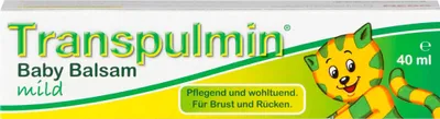 Produktbild von Transpulmin Baby Balsam mild für Brust und Rücken, 40 ml Creme