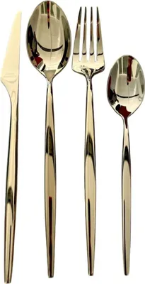 Image de set de 24 couverts pour 6 personnes en acier inoxydable 18/10