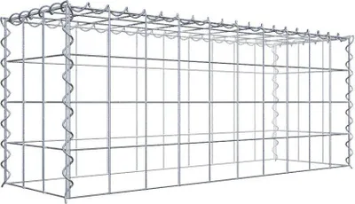 Produktbild von Anbaugabione Typ 3 100 cm x 40 cm x 30 cm (L x H x T), Maschenweite 10 cm x 10 cm, Spirale