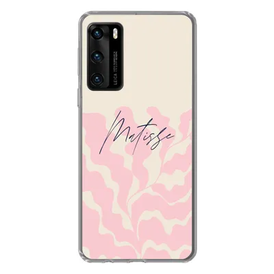 Produktbild von MuchoWow® Handyhülle Schutzhülle Hülle für Huawei P40 Matisse - Blume - Abstrakt Silikon Softcase Handy Hülle - Handytasche