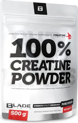 Produktbild von BLADE SERIES 100% Creatine Powder - Creatin - Kreatin - Pulver - 500g