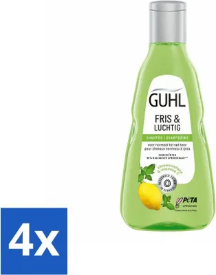 Zdjęcie produktu dla Guhl - Shampoo - Fresh & Airy - 250 ml - Value pack - 4 szt