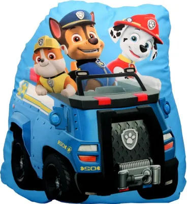 Produktbild von Chase, Marshall & Rubble | 3D Deko-Kissen 34 x 38 cm | Paw Patrol