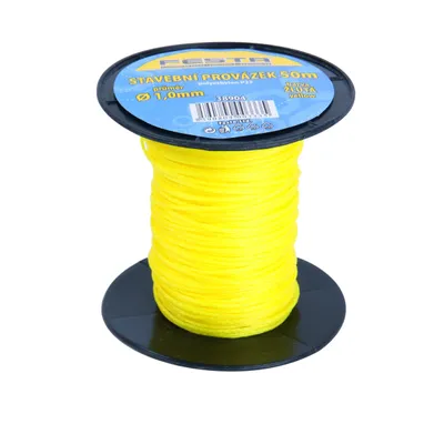 Zdjęcie produktu dla Linka murarska / brukarska 1,7 mm, 50 m - żółty pion
