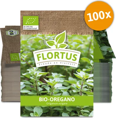 Produktbild von Oregano (100 Tütchen) | Oreganosamen von FLORTUS