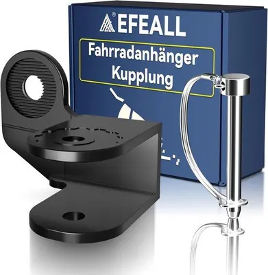 Productafbeelding van Fietskarkoppeling voor Fietsaanhanger, Stabiele Koppeling met Veiligheidspen voor Qeridoo Honden- en Kinderaanhanger, Compatibel met Asd