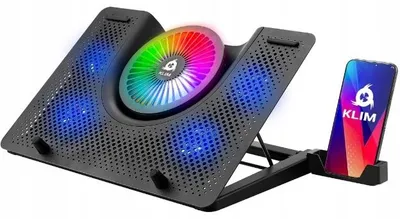 Produktbild von KLIM Nova Laptop-Kühlständer RGB mit Aluminium