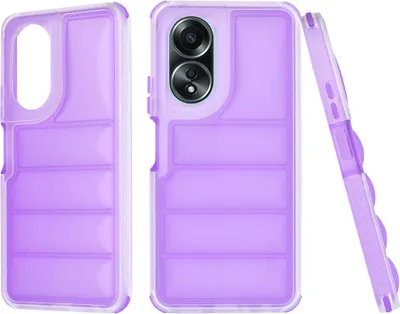 Produktbild von Techsuit Wave Shield Back Cover Hülle für Oppo A58 4G - Lila