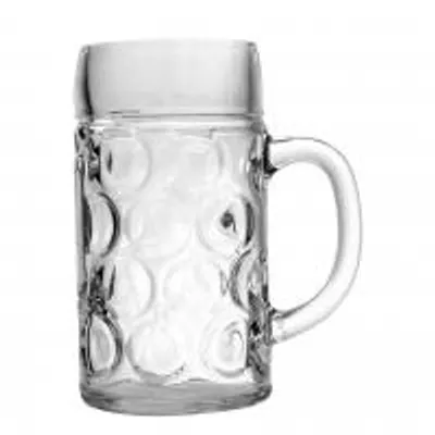 Immagine prodotto di BORGONOVO Set 6 bicchieri vetro birra don beer con manico 1 pinta lt 0,5