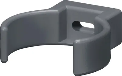Produktbild von INEFA Rohrschelle Clip, PVC-U DN50 / 50mm, Anthrazit Fallrohrschelle, Dachrinnenzubehör, einfache Montage,  Germany