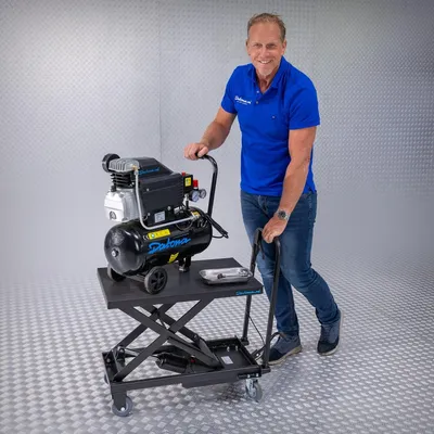 Productafbeelding van Verrijdbare hydraulische heftafel - zwart